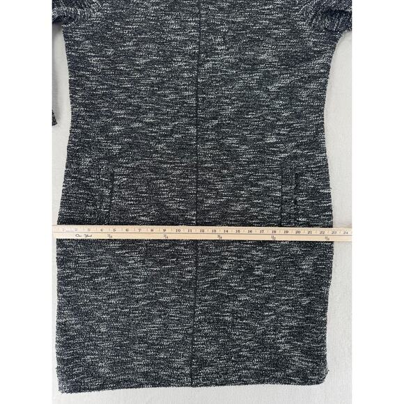 Banana Republic Black White Boucle Dress XL Long Sleeve Stretch Sheath - Picture 10 of 10